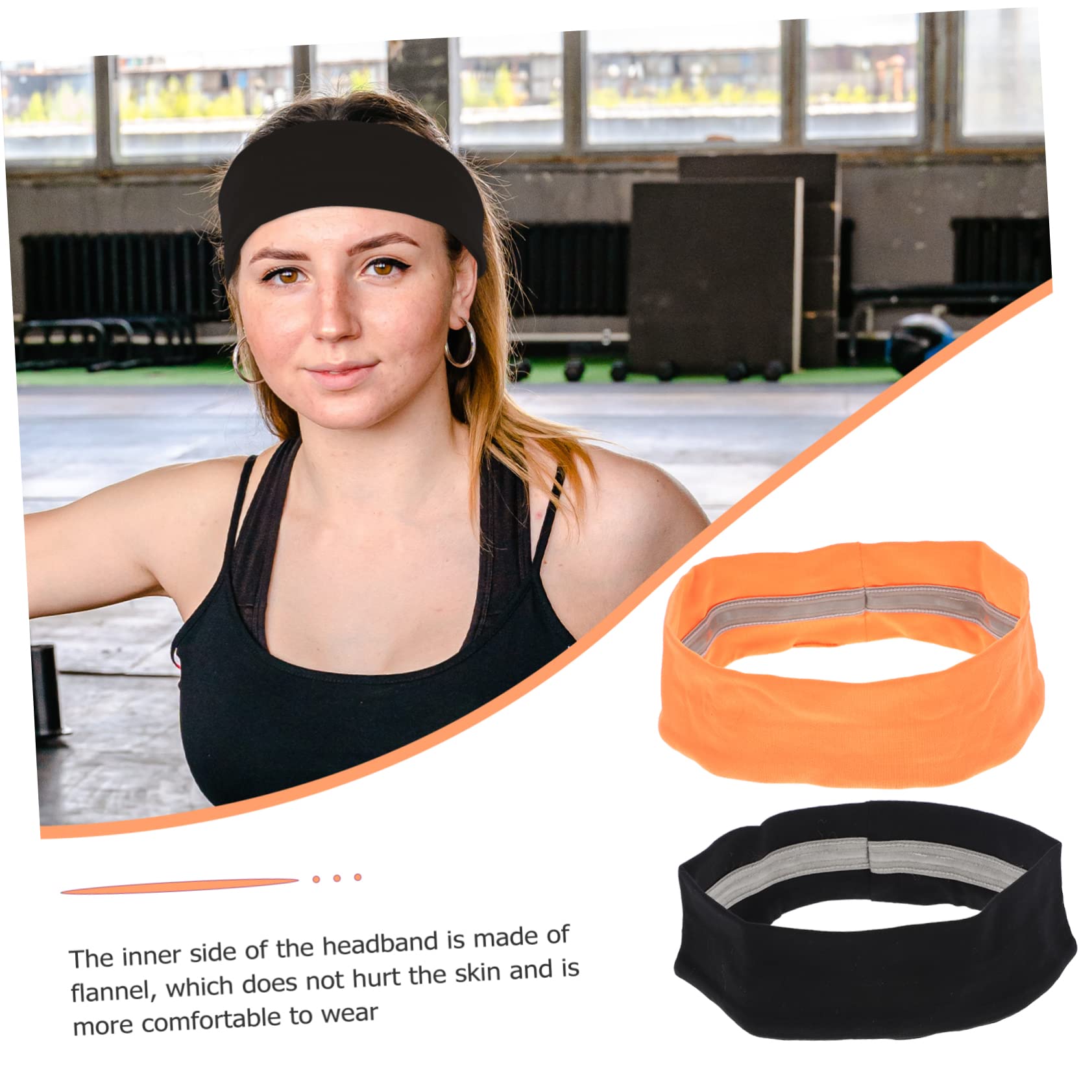 INOOMP 6 Pezzi Fascia Sportiva Allenamento Fascia Per La Testa Fasce Per Esercizi Palestra Fasce Per Atletica Fasce Per Boho Fascia Per Uomo Fasce Assorbenti Per Il Sudore Fascia