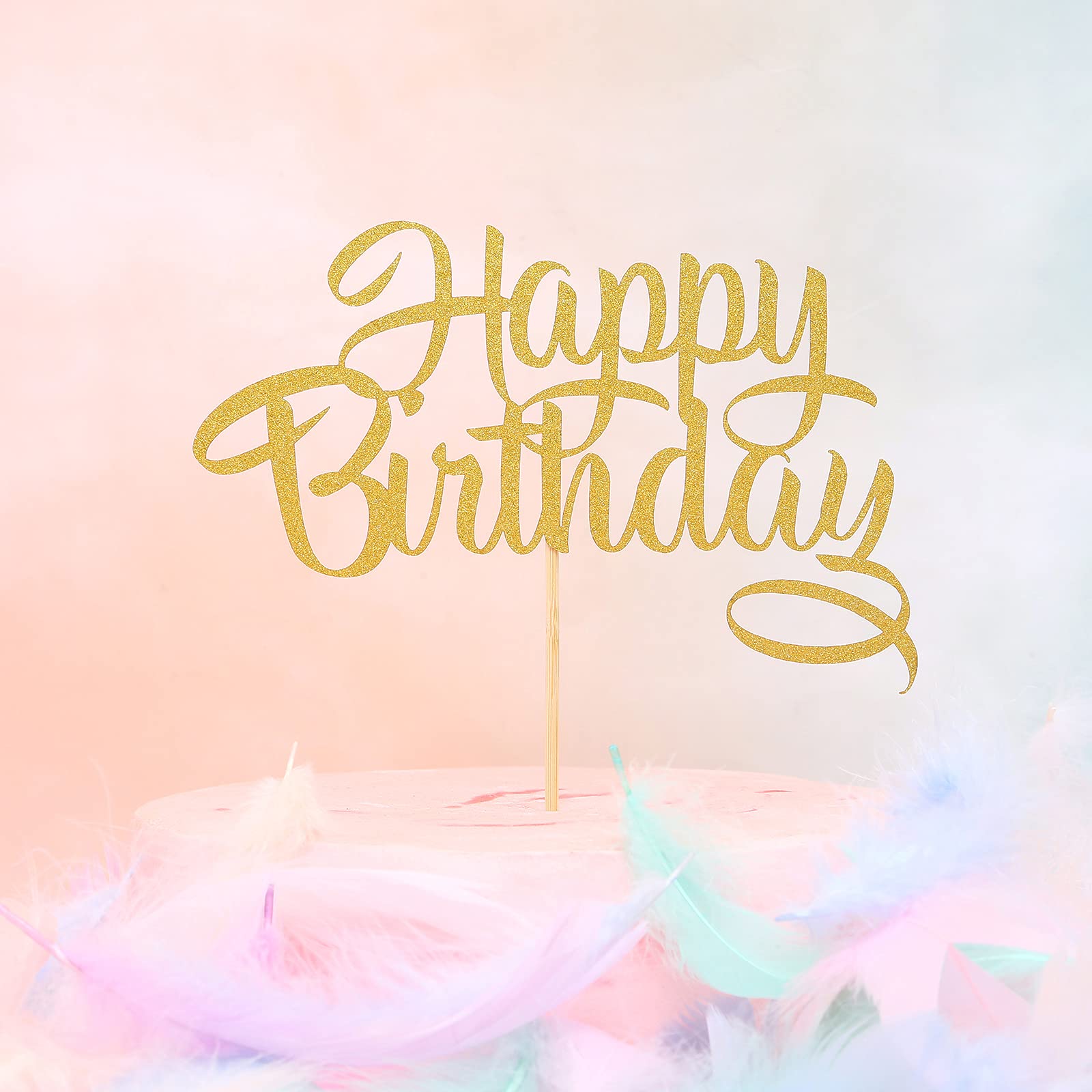 Décoration De Gâteau Dorée Pour 1er Anniversaire – Décoration De