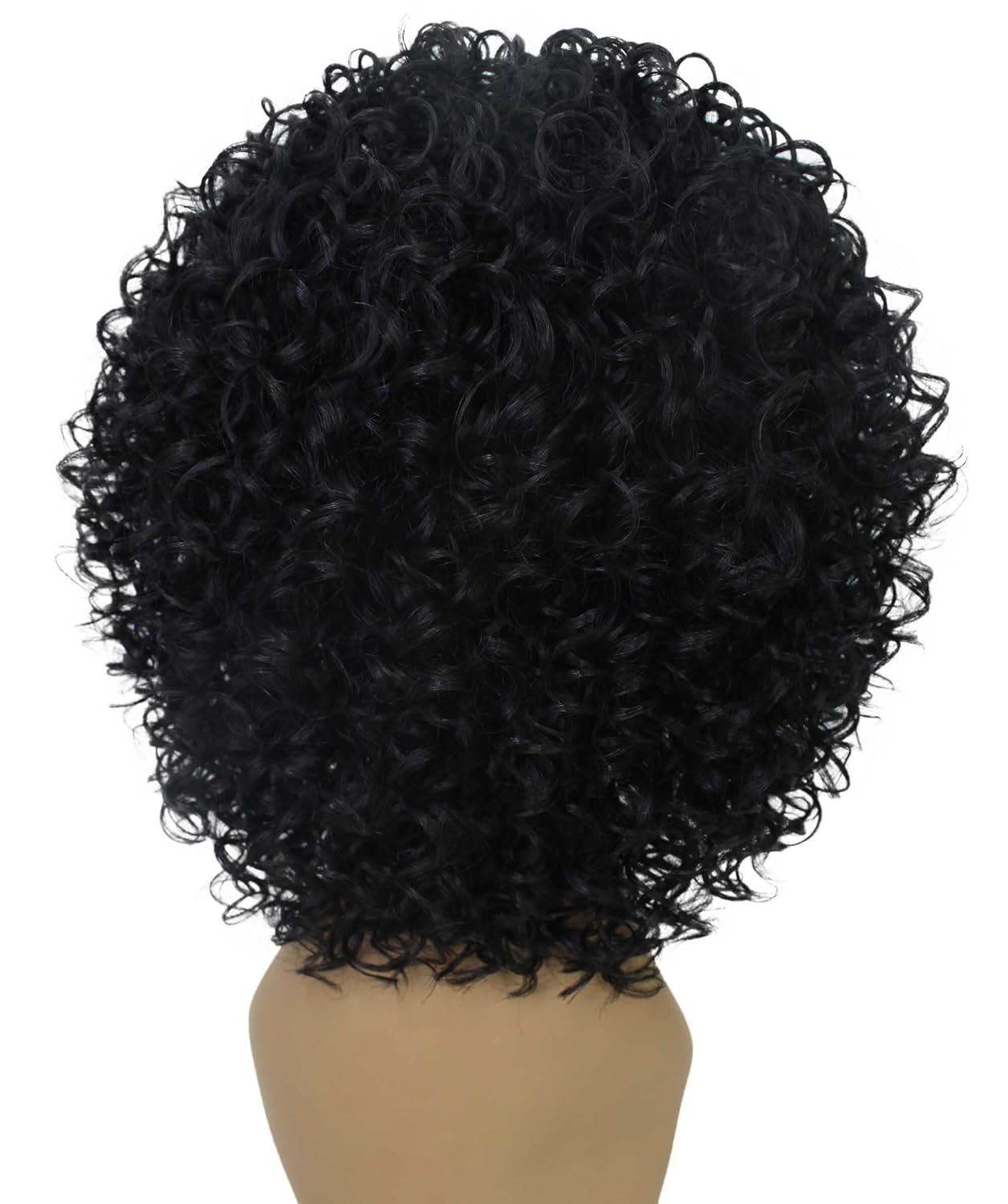 LUXLUXE Vale Curly Layered 13.5 in Long Half Wig No Lace Wig, Heat Resistant Fibers, 16+ Shades of Natural, Dip Dyed, & Blended Colors