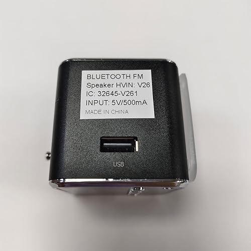 Miniatura 8 de Mini altavoz Bluetooth, reproductor de música inalámbrico Etigood portátil, radio FM, estéreo digital, reproductor MP3, compatible con tarjeta