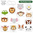 Zyozique Jungle Safari Birthday Decorations / Birthday Party Decoration Combo - Paper Banner with Balloons, Cake Topper, Foil Balloons, Cardstock Cutout, Glue & Masks (Pack of 81) gallery image