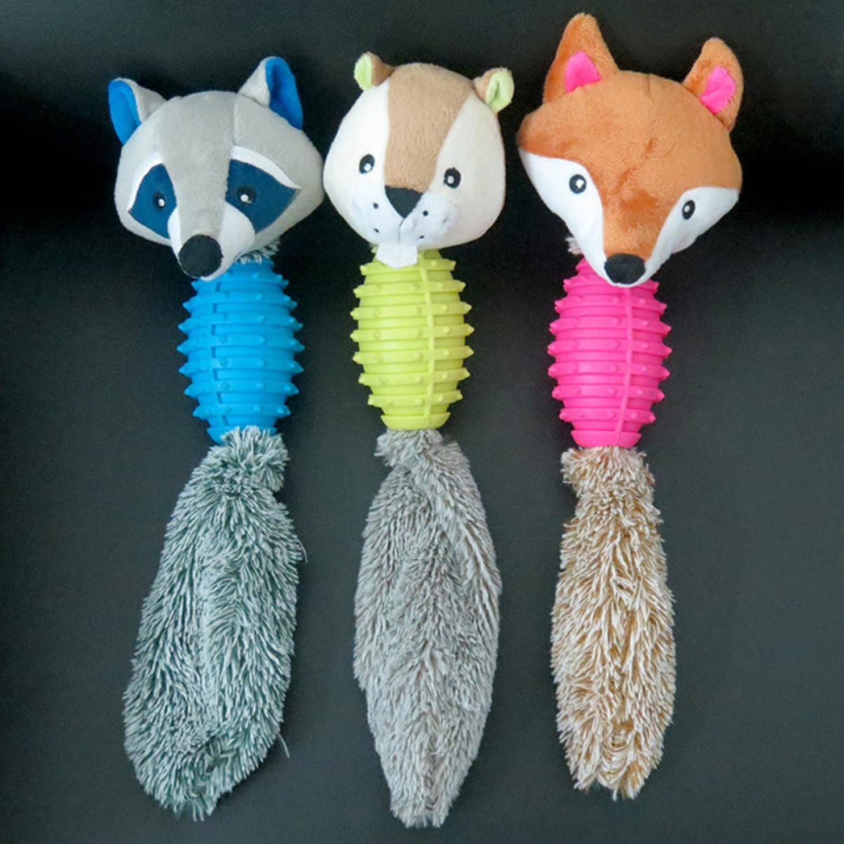 Angoily 3 Stücke Interaktive Hund Squeaker Für Welpen Zahnen Plüsch Kauen Für Medium Große Hunde