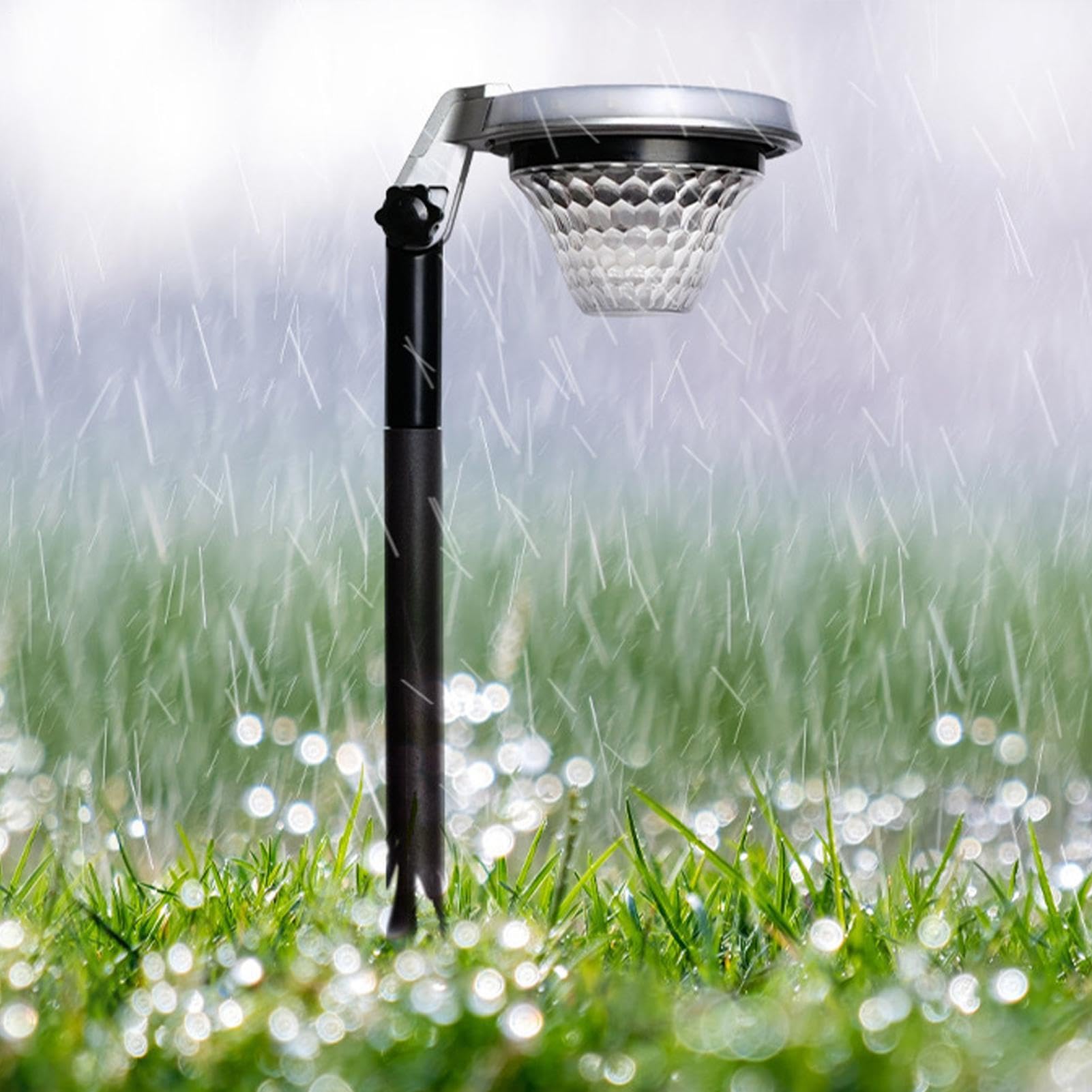 Solarleuchte für den Hof und Garten Wetterfeste LED-Beleuchtung | Dekorative Gartenleuchten Außen Geeignet für den Außenbereich: Wege, Gehwege, Hinterhöfe, Gärten, Außenlandschaften,