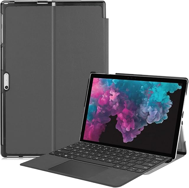 KATUMO Case for Microsoft Surface Pro 7 12.3 inch Protective Case Slim Stand Shell for Surface Pro 12.3" Book Cover for Surface Pro 6/5/4/3 12.3