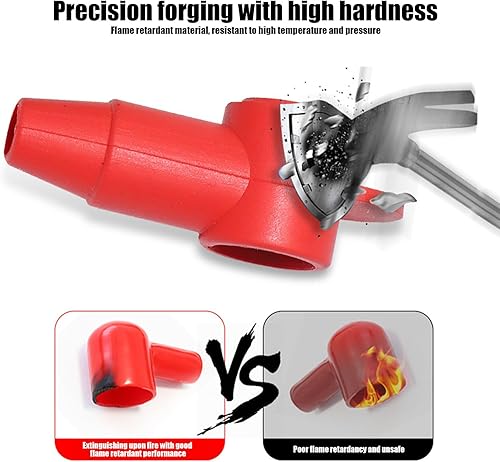 Miniatura 3 de 2 piezas de cubierta de terminal de perno de automóvil, bloques de conexiones impermeables de PVC, protector de terminales, cubierta protectora