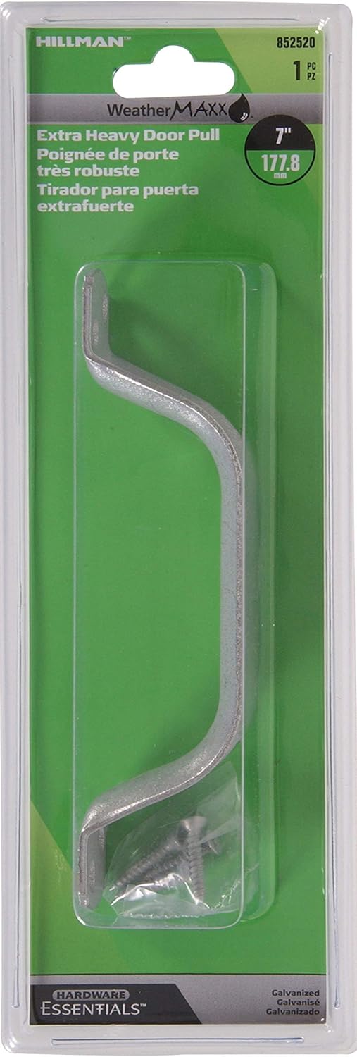 Hardware Essentials 852520 Heavy Duty Galvanized Door Pulls 7"