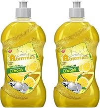 Hommies Lemon Fragrance 1 Litre Dishwash Liquid Gel Refill Pack | Leaves No Residue | Grease Cleaner For Utensils - Liquid...