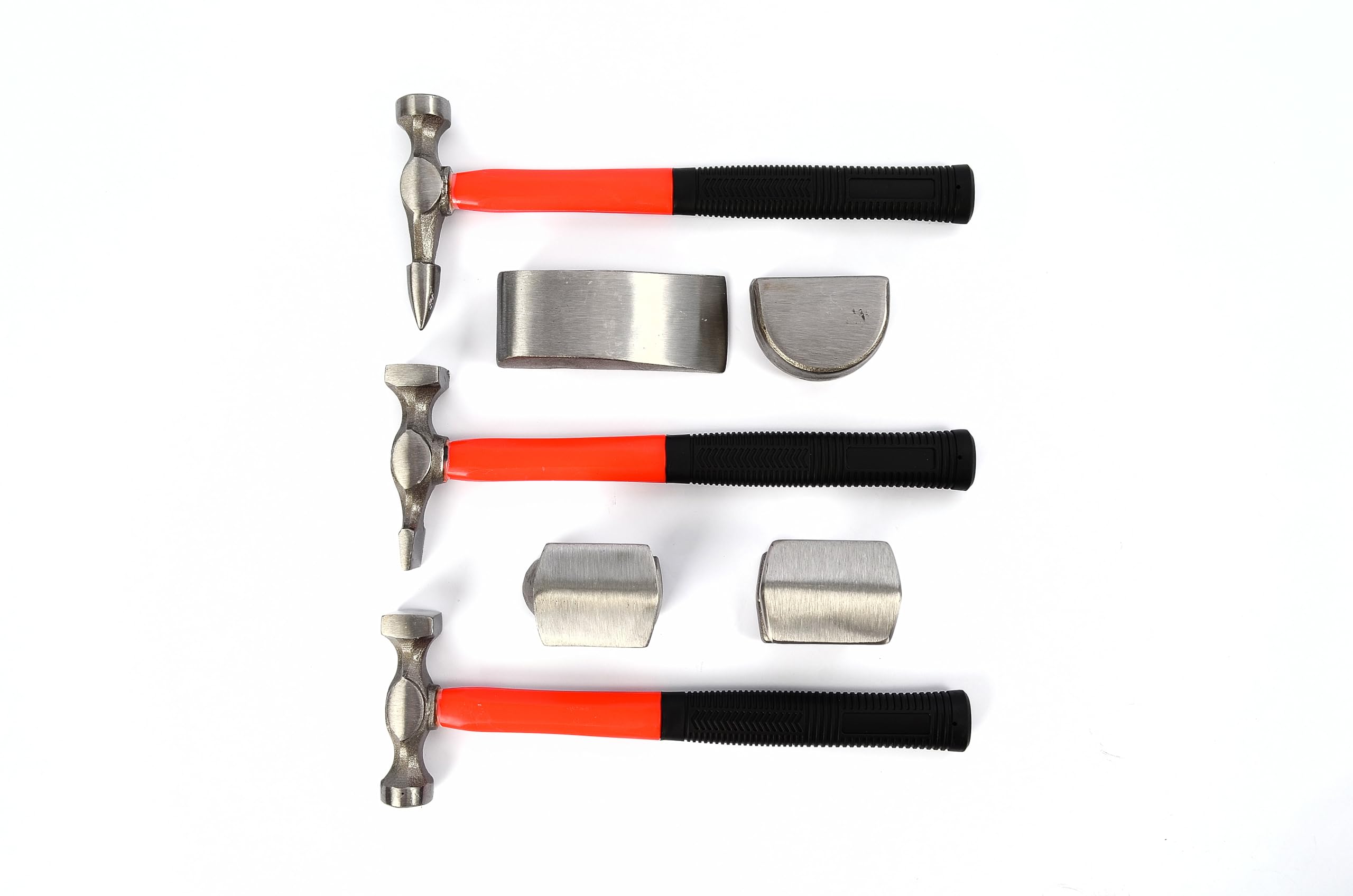 Hilka Tools 12750007 Pro Craft Panel Beating Kit, Plata, Juego de 7 piezas