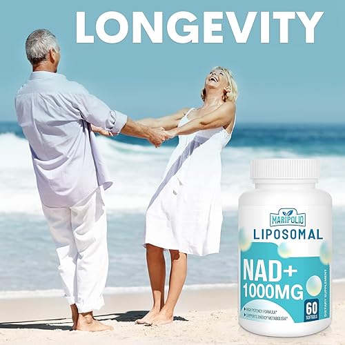 Miniatura 6 de Suplemento liposomal NAD+ de 1000 mg  Alta biodisponibilidad Entrega liposomal  Energía celular y apoyo de bienestar  Suplemento dietético puro NAD+