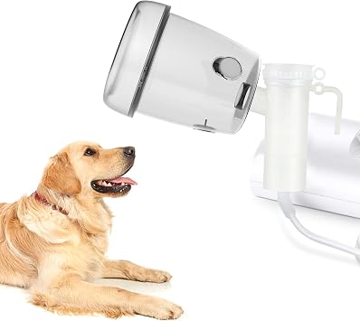 Canine Nebulizer Cup and Inhaler Mask for Cats and Dogs, Oxygen Mask for Pets Not Including Nebulizer Machine L