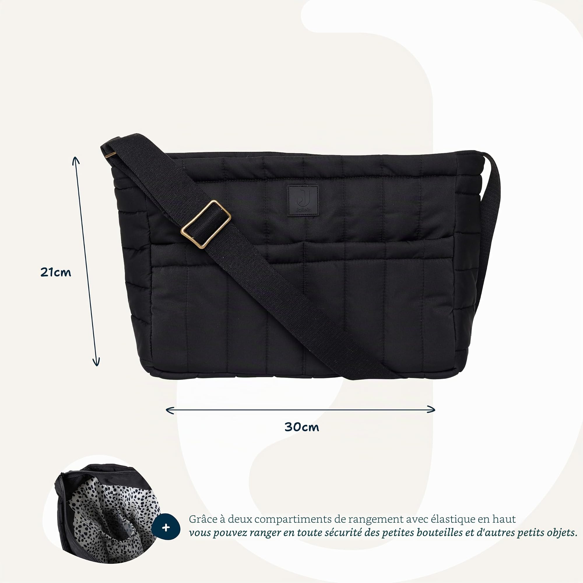 Jollein Kinderwagen Tasche Sac pour poussette Mom Bag Mixte (lot de 1)
