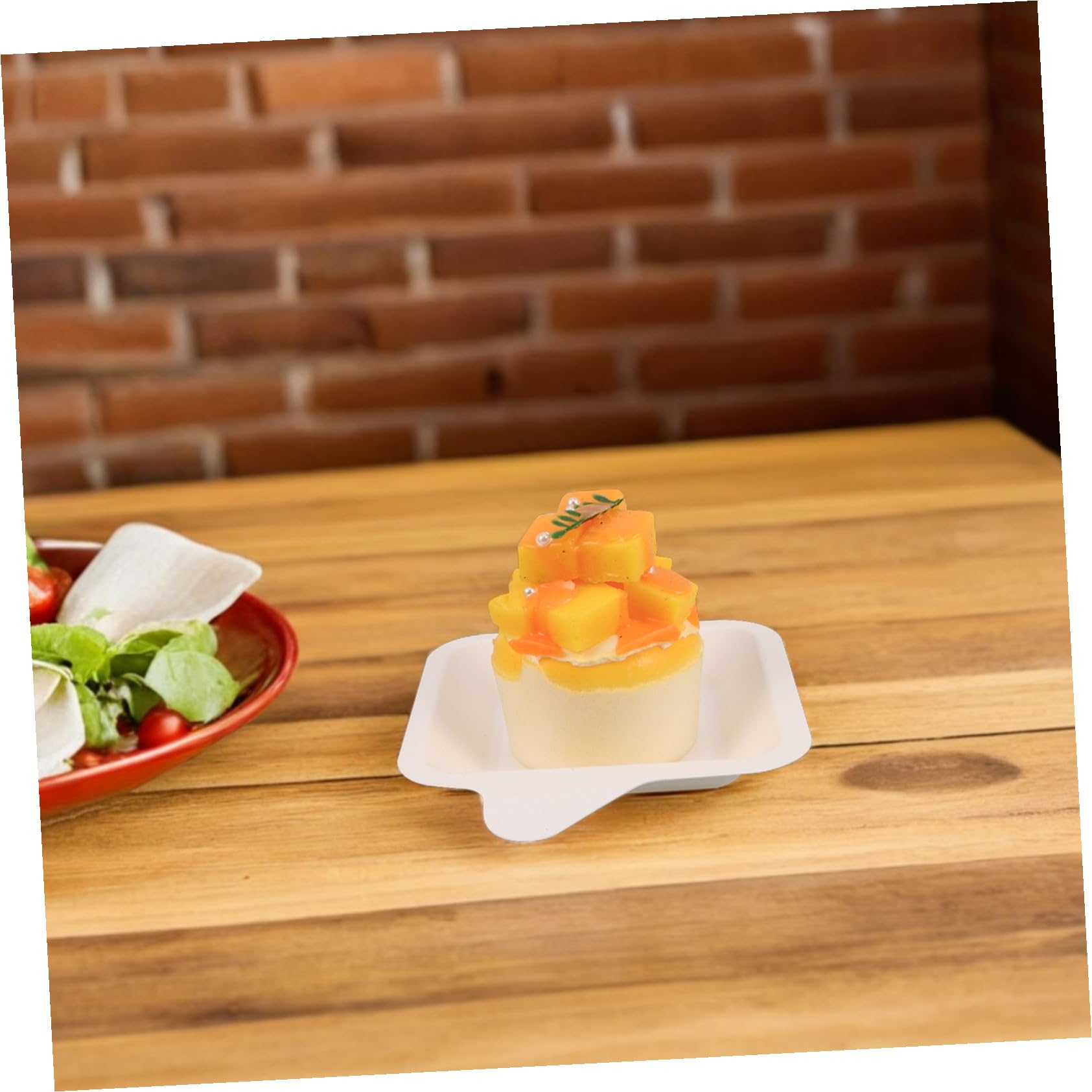 100 pezzi Piatti di Carta Quadrati Usa e Getta per Feste Compleanni e Bbq Piatti per Dessert e Torte Resistenti e Spessi per Eventi all Aperto e Decorazioni Creative