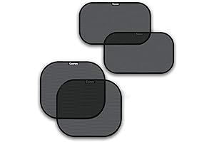4-Pack Car Sun Shades for Safeguarding Kids and Pets