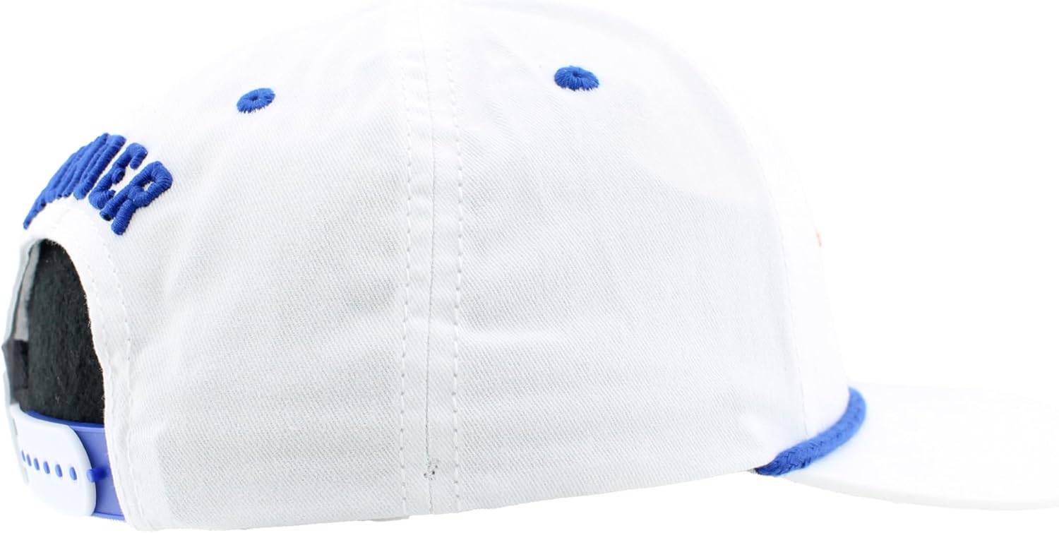 ZHATS NBA Unisex-Adult NBA Officially Licensed Rope Hat Snapback Memento White