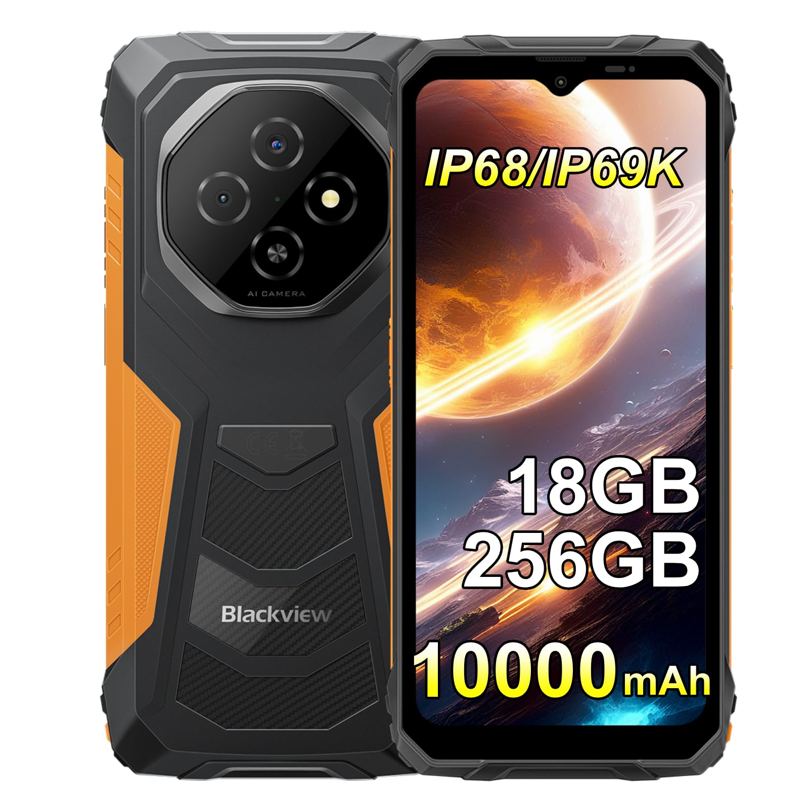Amazon | Blackview FORT 1 タフネススマホ 本体 SIMフリー｜AI