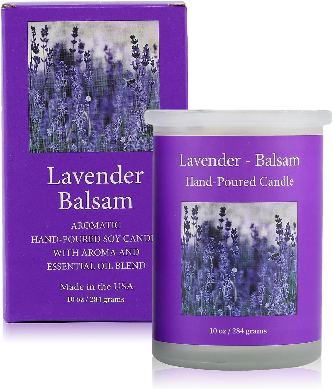 ADK Scented Natural Soy Aromatherapy Candle, 10 Oz, Balsam Fir and Cedar Scent, Proudly Poured in the USA, Natural Wax for Relaxation and Home Decor, for Gift, Kitchen, and Living Spaces
