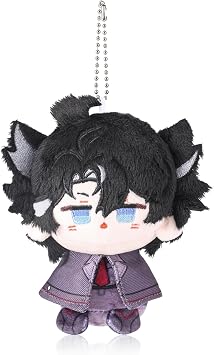 UTIEHD Anime Game GI Character Keychain Pendant, Cute 10cm Collectible Bag Charm, Compact Size for Backpacks and Keys for Fans Wriothesley