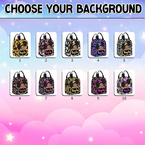 Miniatura 3 de Texto personalizado Elefante desgaste gafas mochila mochila mochila casual Daypack bolsa para mamá niñas, color86-8, Art Deco