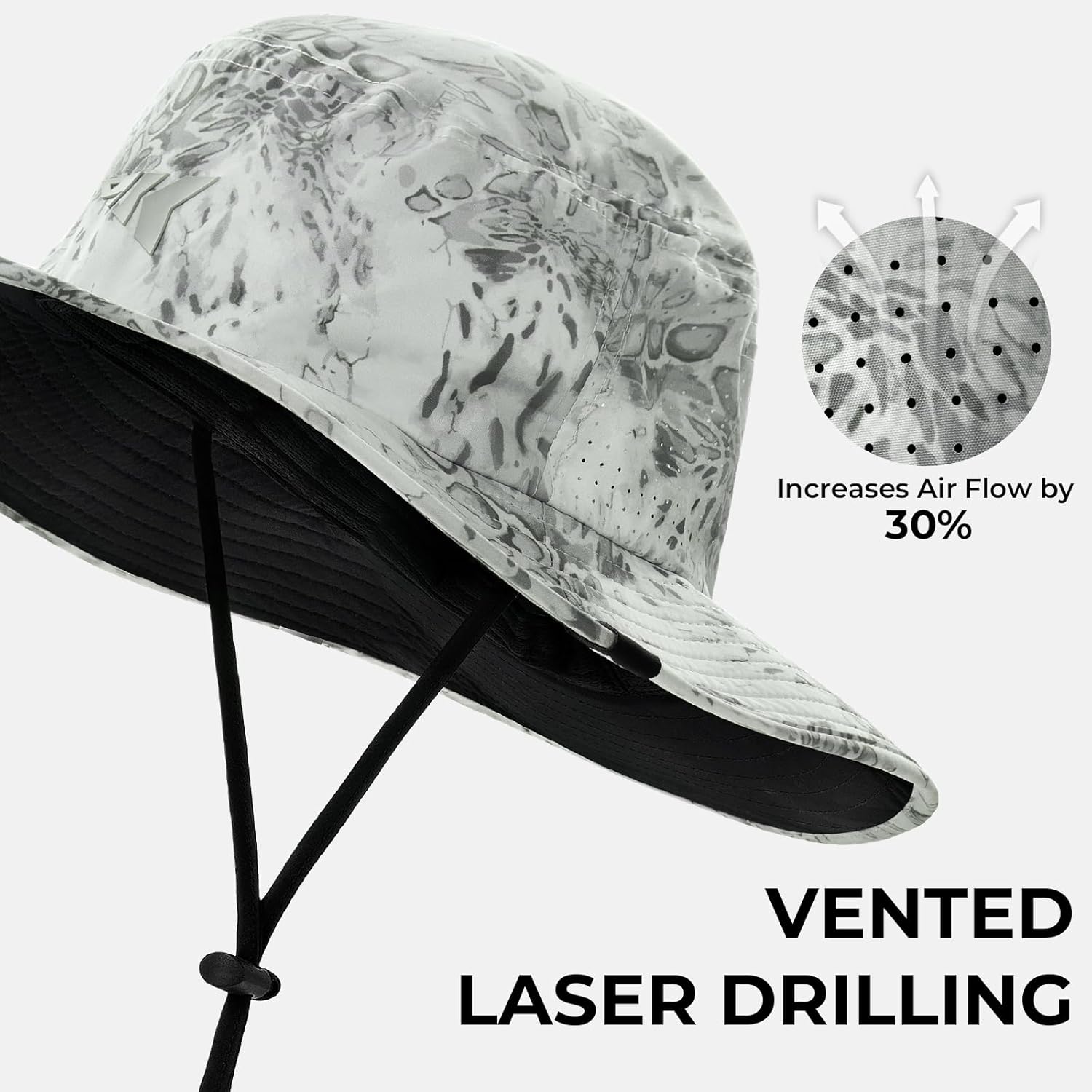 KastKing Sol Armis UPF 50 Boonie Hat - Sun Protection Hat, Fishing Hat, Beach & Hiking Hat, Paddling - Image 4