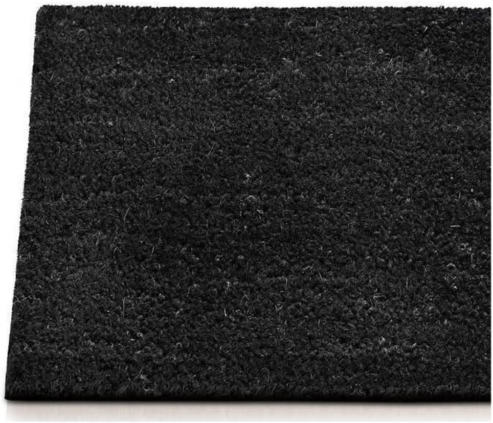 Tapis d'entrée en coco anthracite 100x150cm MadeInNature - 5