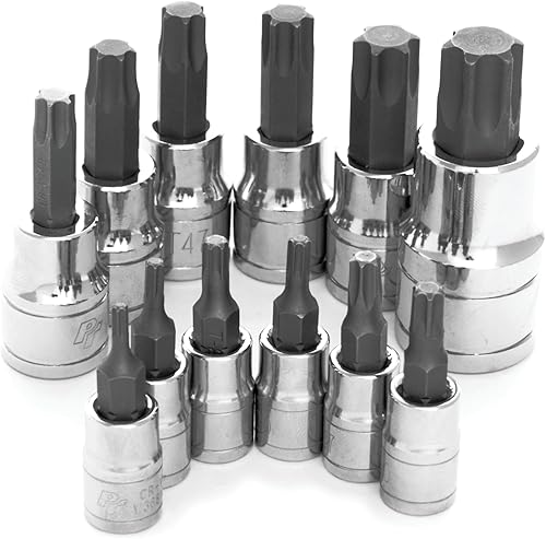 Miniatura 1 de Performance Tool W38802 Star Bit - Juego de llaves de vaso (12 piezas)