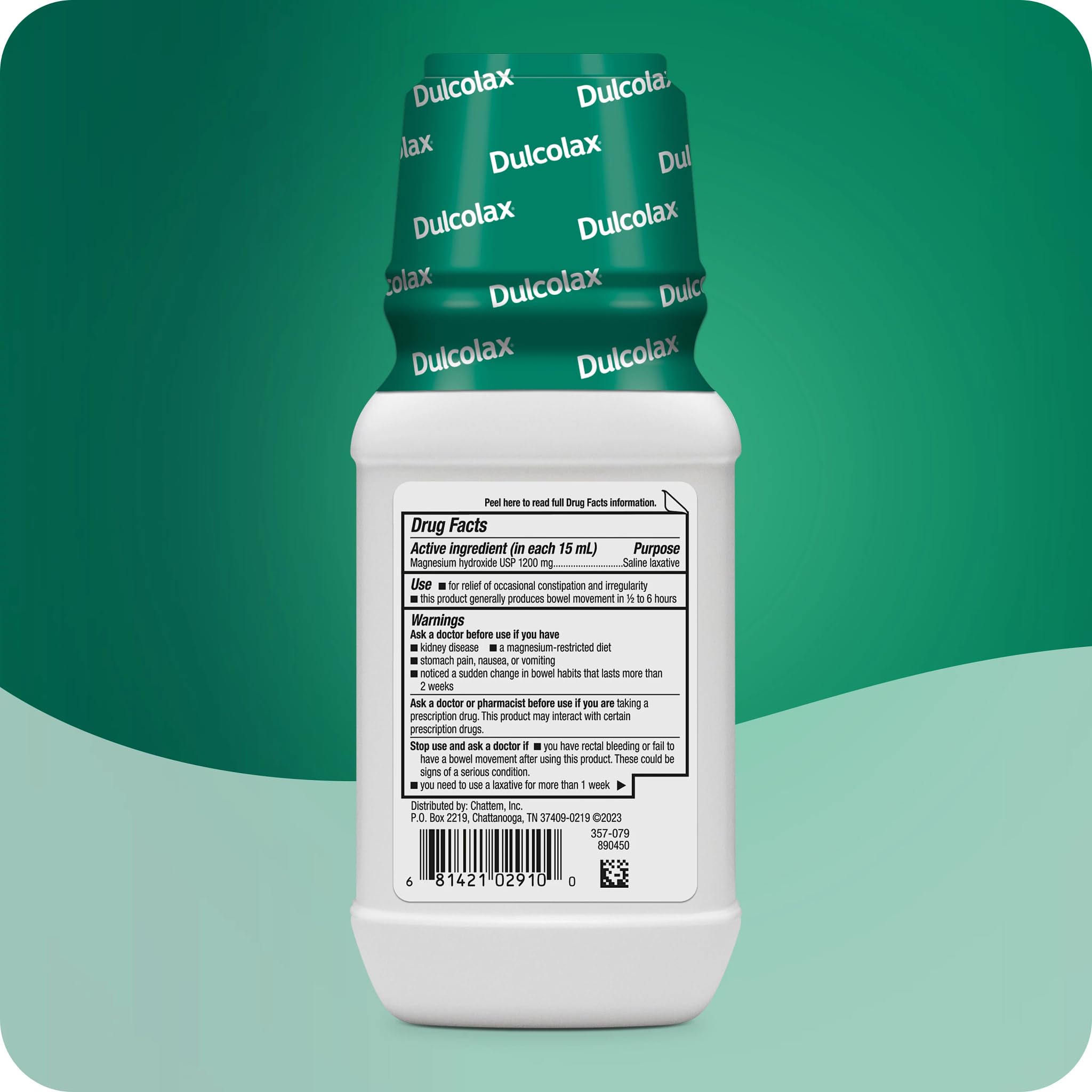 Dulcolax Saline Laxative Liquid, Cherry Flavor, 12 fl. oz. — Amazon image 3
