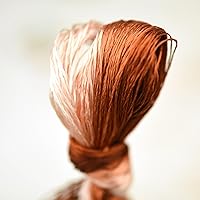 Vista 3 de Hilo de seda 100% natural, hilo de bordado hecho a mano hilo de seda 8 colores 360.9 ft cada uno (100)