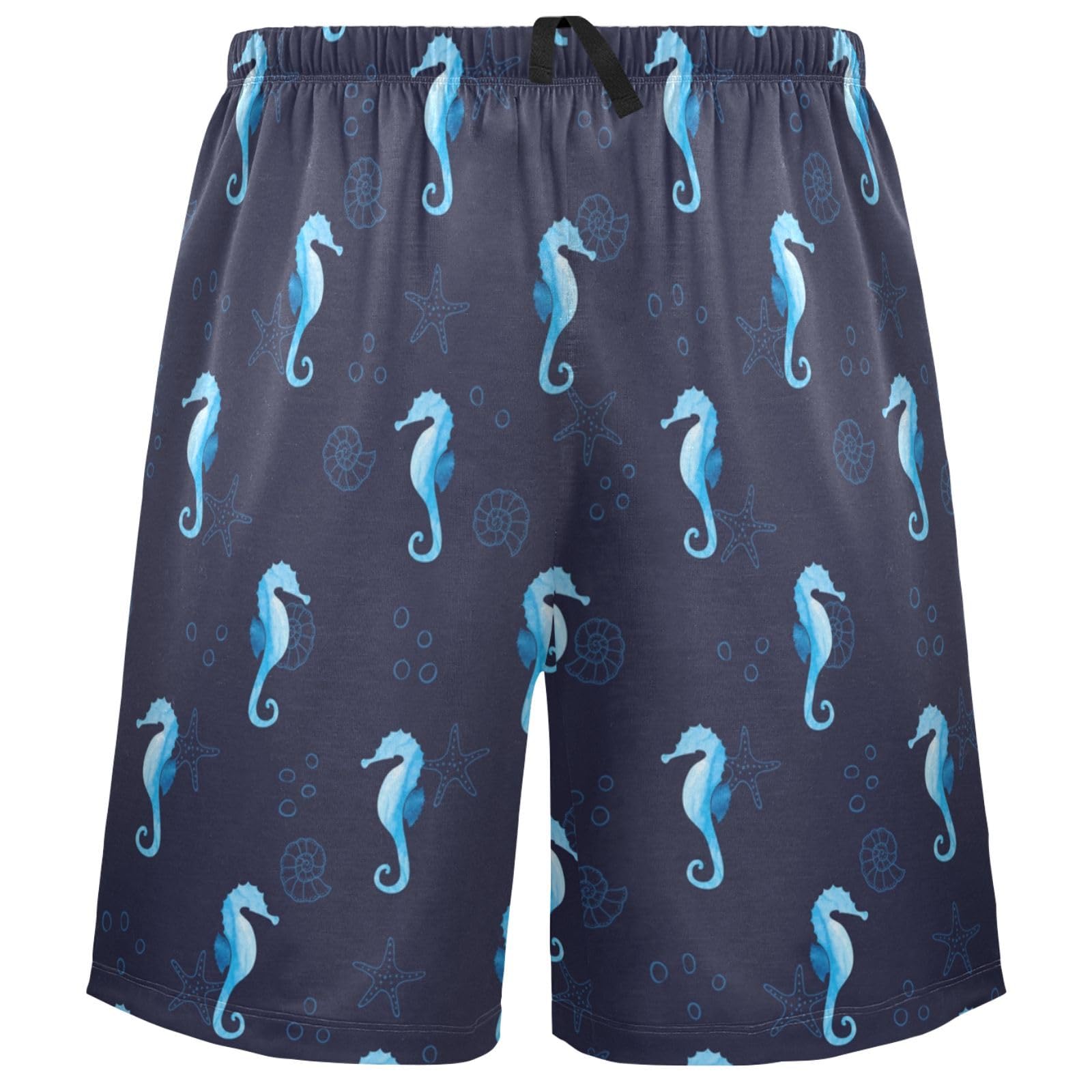 visesunny Men's Pajama bottoms Lounge Sleep Shorts Summer Soft Comfortable Breathable Pajamas Shorts with Pockets