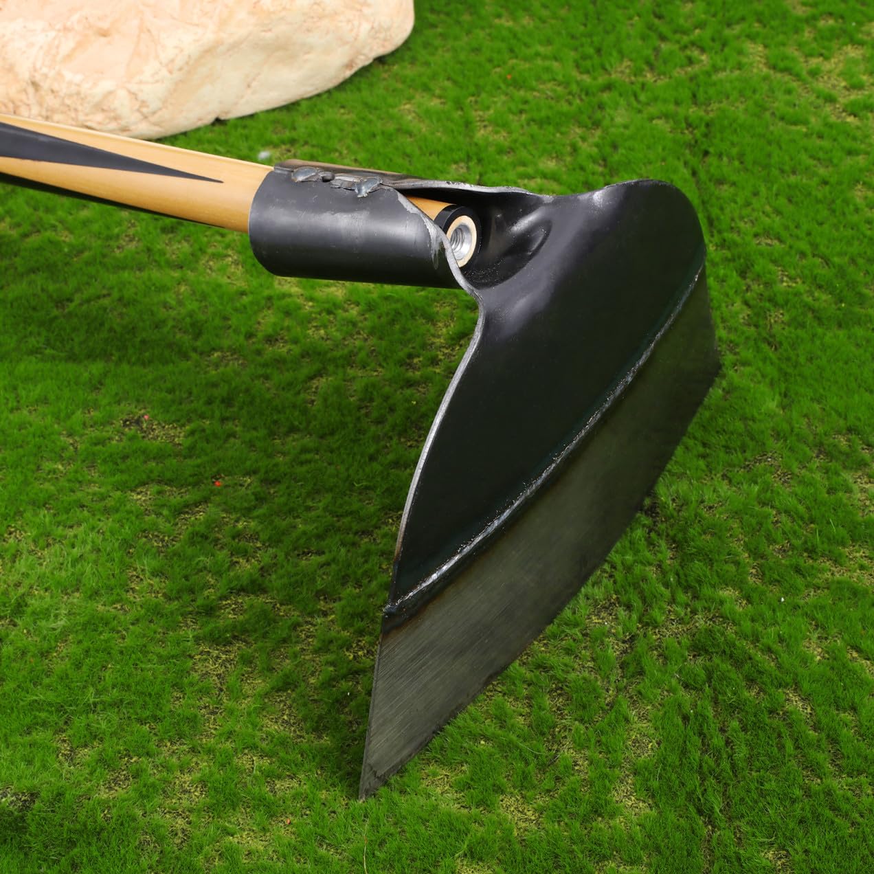 DOITOOL Zappetta da Giardino in Acciaio Solido senza Manico, Attrezzo per Diserbo Efficiente e Resistente per Coltivatori e Giardinieri