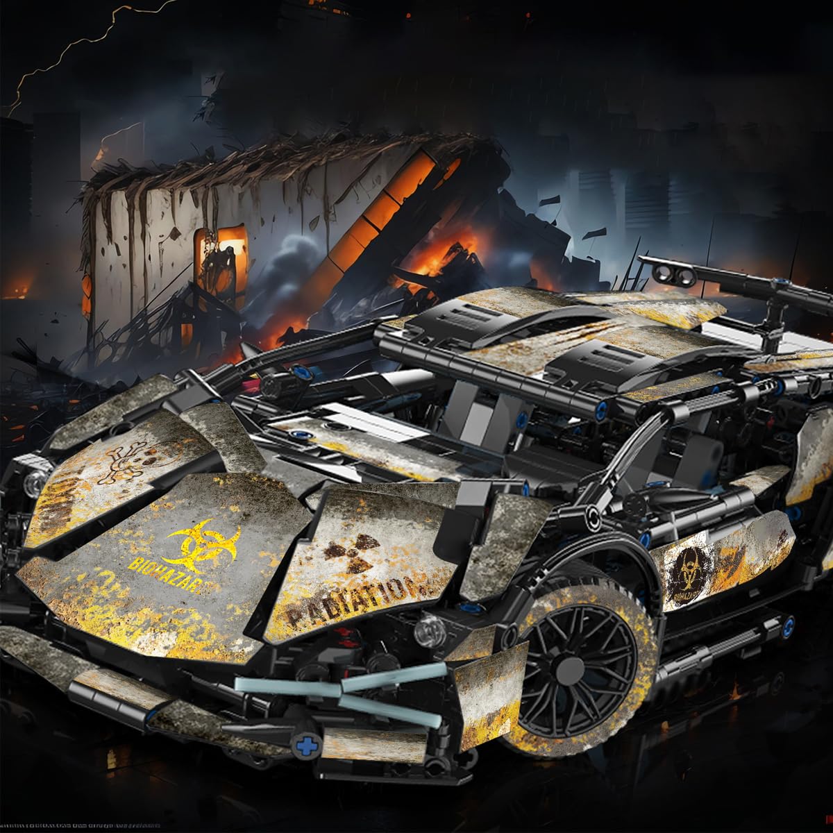 Technic Supercar Building Blocks Set, 1:14MOC Creative Supercar Construction Toys - Image 4