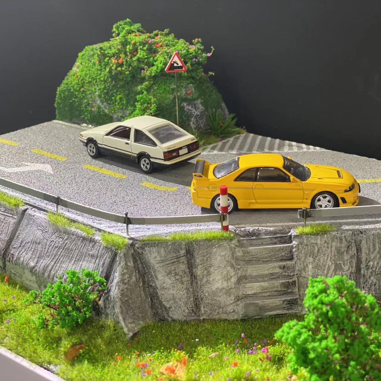 MOMOAO 通路シーン 情景コレクション 手作り 1/64建物コレクション