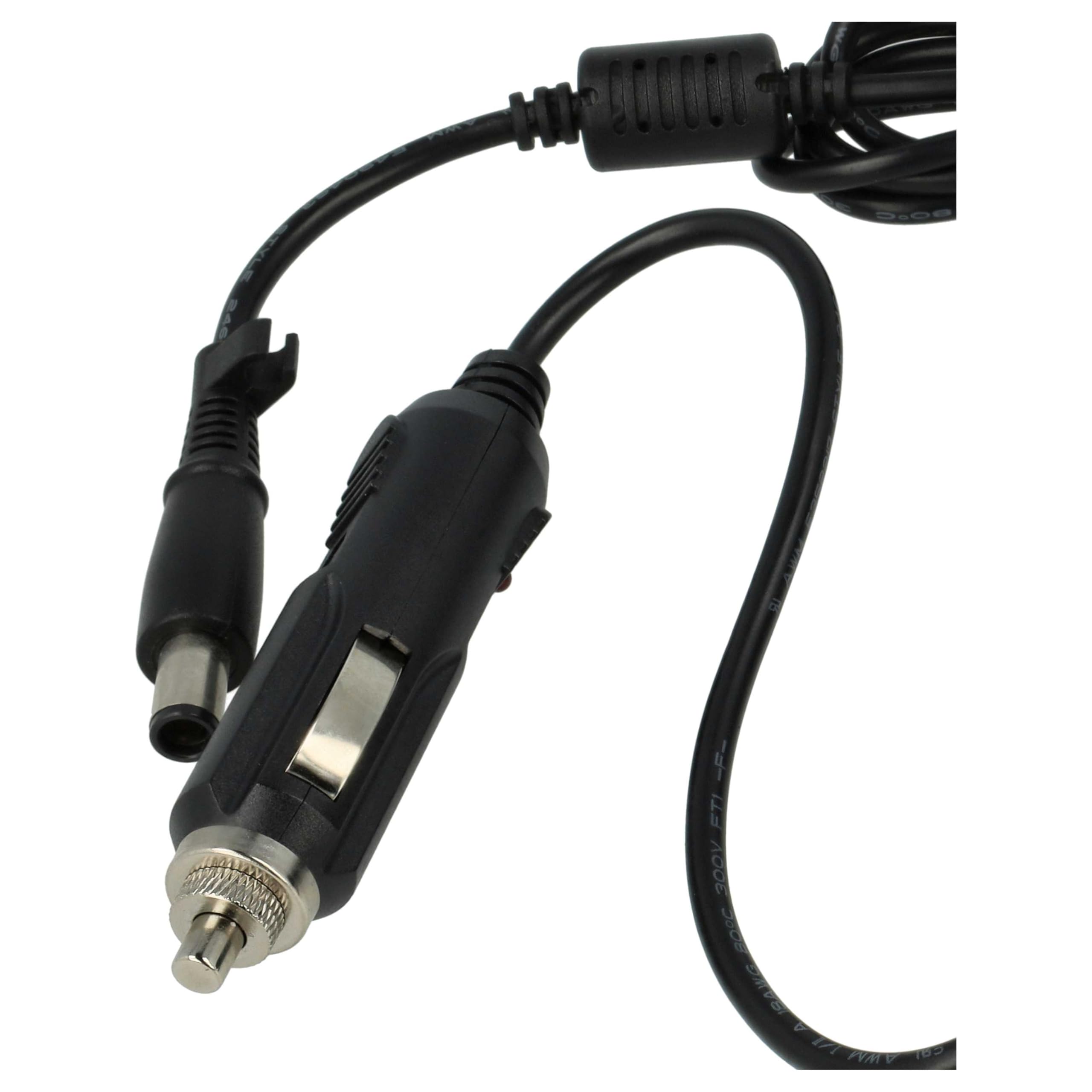 vhbw Chargeur Allume-Cigare Compatible avec HP EliteBook 2730p, 2740p, 2540p, 2530p, 2760p, 6730b Ordinateur Portable - Chargeur 12V Noir 4,74 A