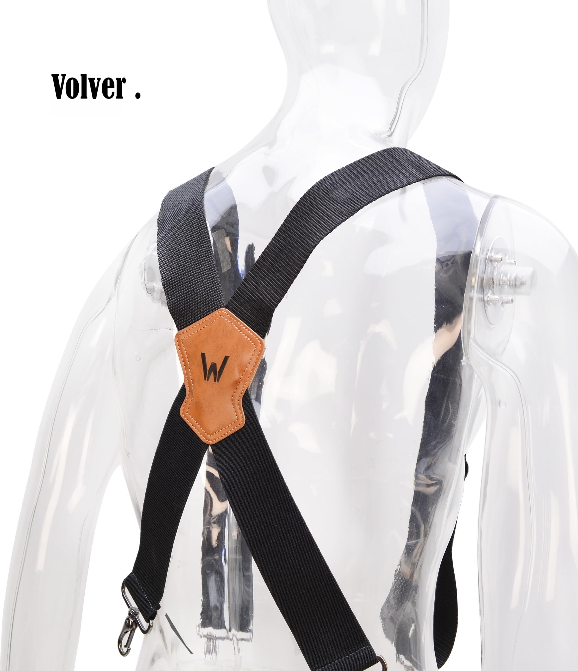 WELKINLAND 2Inch-Wide Heavy Duty Work Suspenders for Men