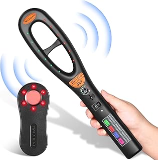Hidden Camera Detectors Bug Detector, GPS Tracker Detector Anti Spy Detector with Charging Cable,RF Detector for GPS Tracker Hidden Camera Finder in Office, Bug Detector Finder Indoor and Outdoor