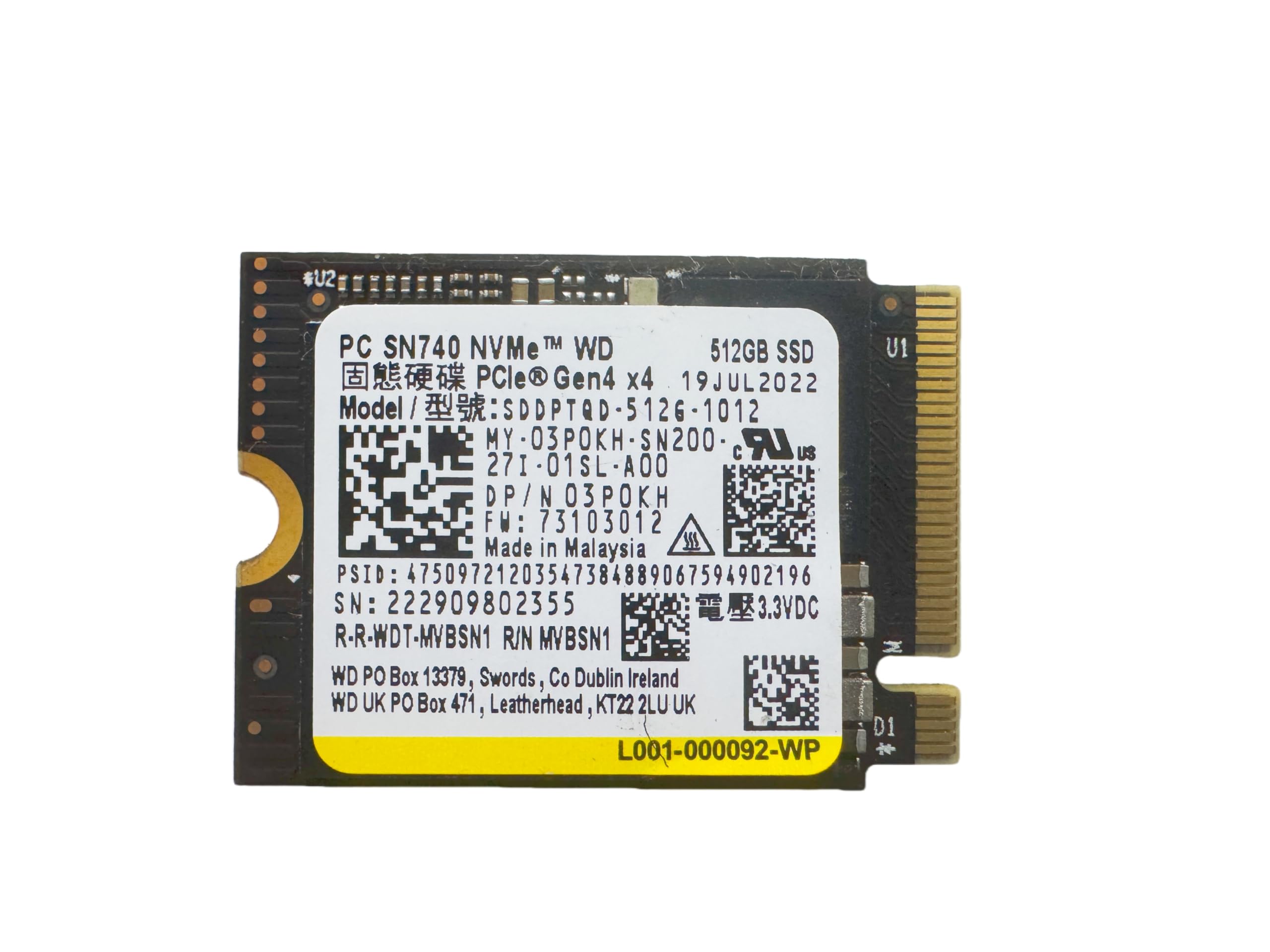Amazon | 【整備済み品】WD（Western Digital）ブラックSSD PC SN740