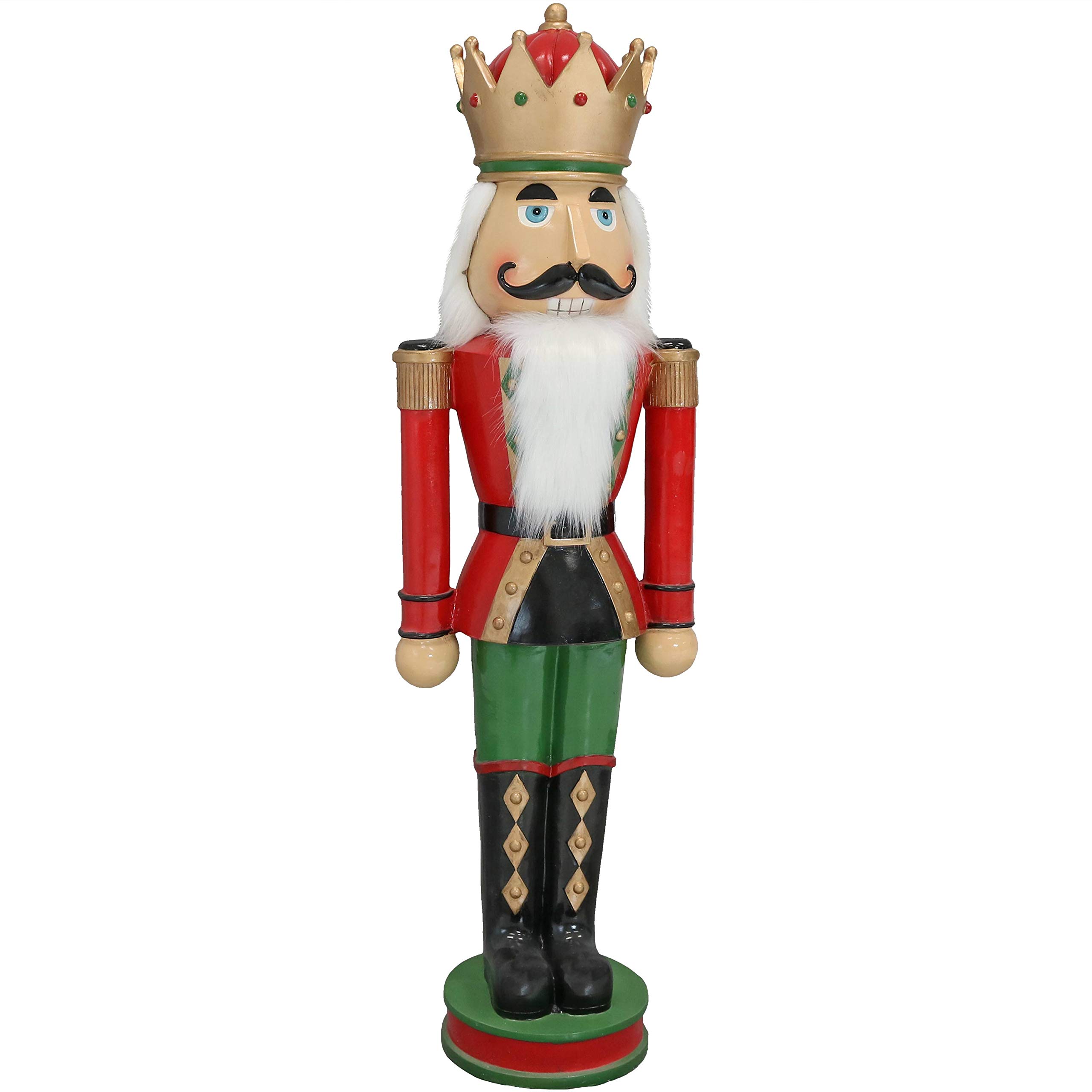 Sunnydaze Matthias The Nutcracker Prince - Polyresin Christmas Decor for Indoor or Outdoor Use - 37"