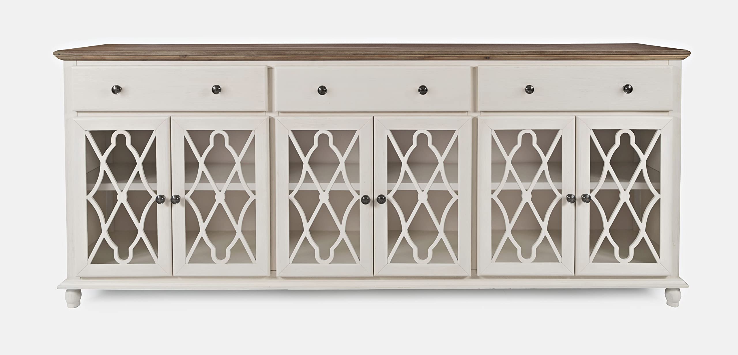 Amazon.com: Jofran Aurora Hills Accent Cabinet, Six Door 86