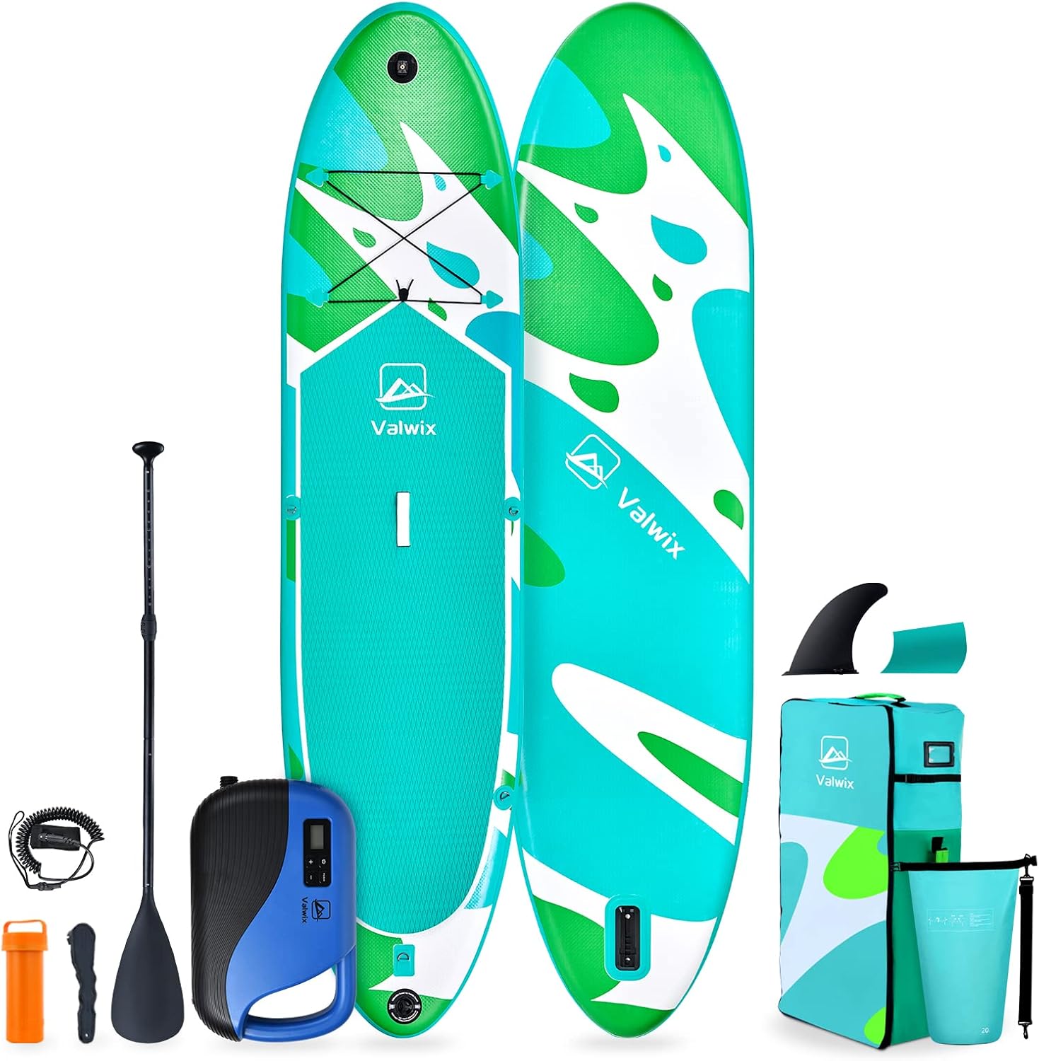 Valwix Inflatable Stand Up Paddle Board with High Pressure Electric