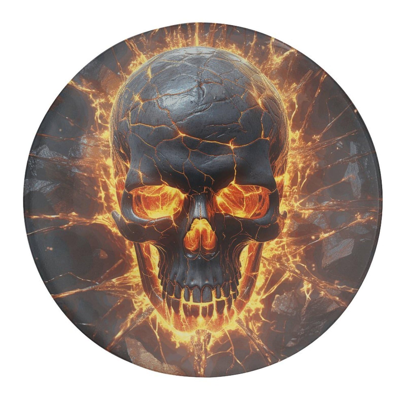 Fekiloot Style Shattering Of Skull Refrigerator Magnet Fridge Magnet4 Pcs