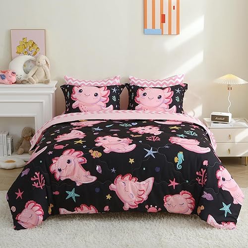 Miniatura 10 de Juego de edredón de dinosaurio de 7 piezas, tamaño individual para niños, estampado 3D, boceto de dinosaurio, juego de cama en una bolsa para niños,