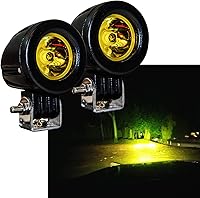 Vista 1 de Luces LED Cree OZ-USA de indicación de sendero, Negro Ámbar