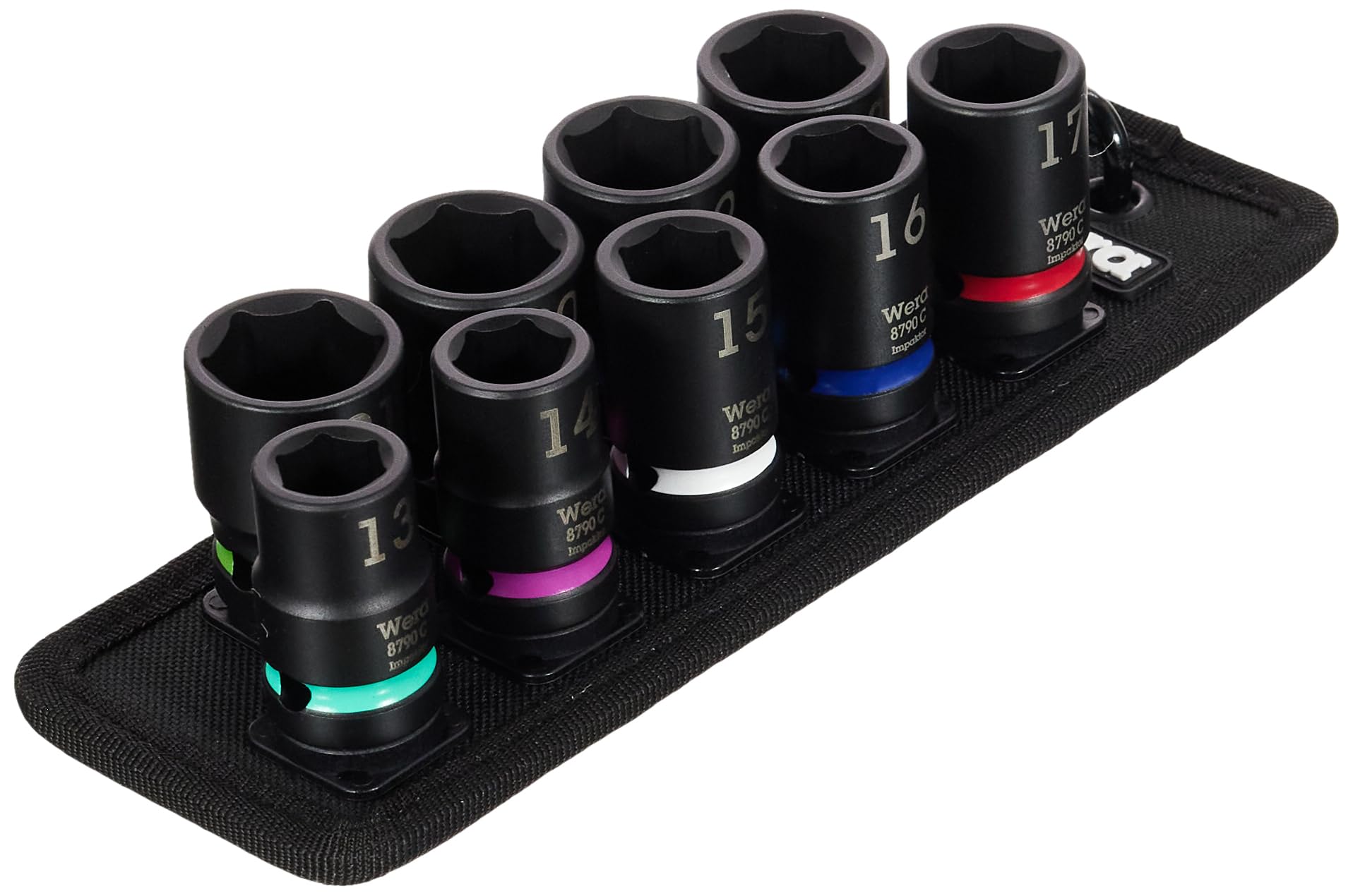 Wera 5004580001 Belt C Impaktor 1 Socket set, 1/2" drive, 9 pieces