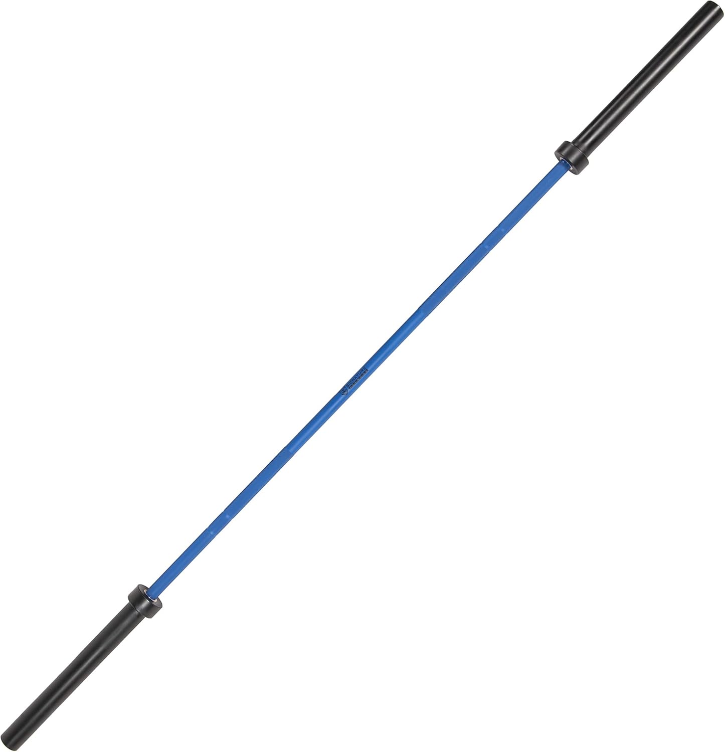 Fitvids Olympic Cerakote Barbell – for Home & Commercial Gyms, 190K PSI Tensile Strength Rated for up to 1,500-Pound Capacity