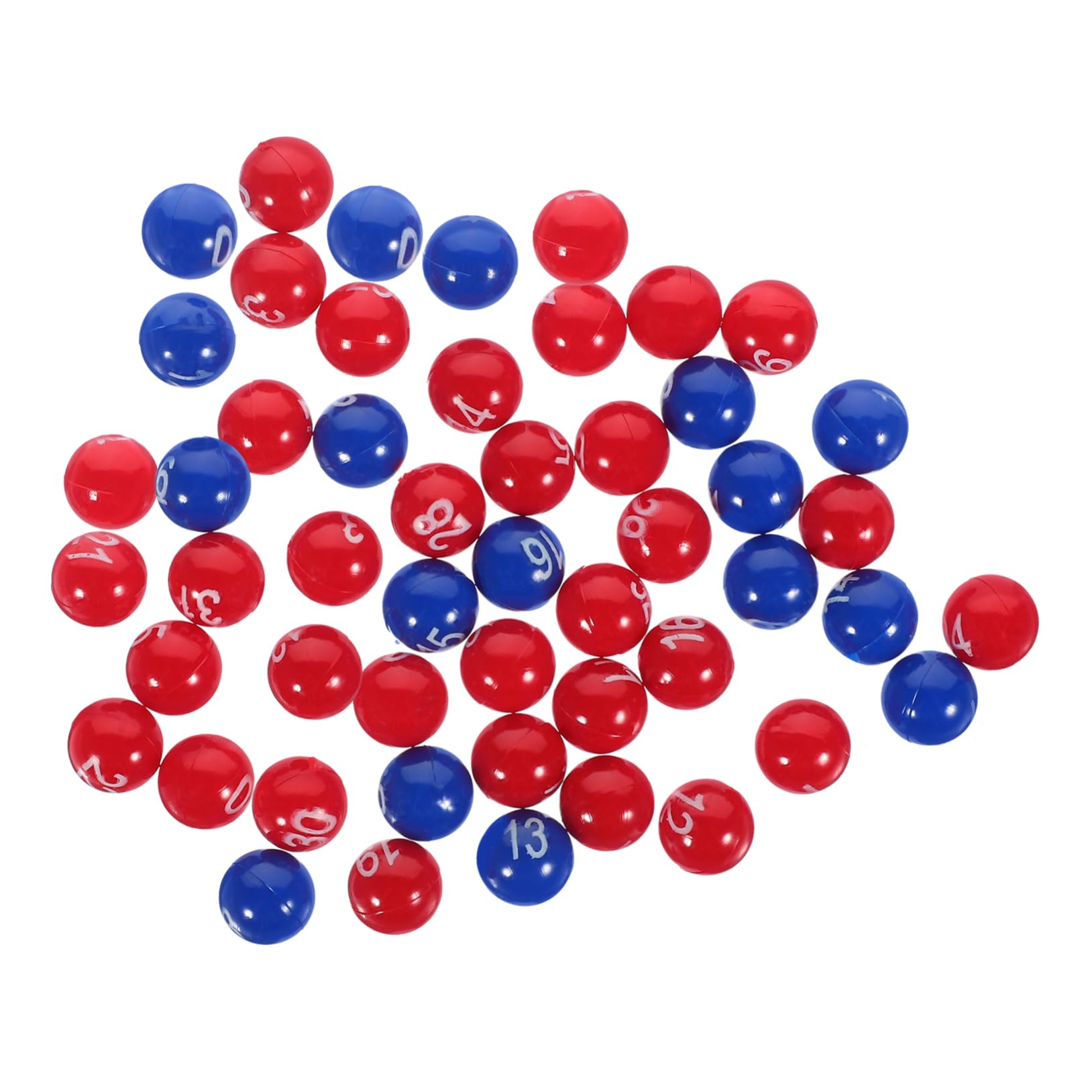 BRIGHTFUFU 1 Pack Raffle Number Balls Balls Raffle for Party Games Seamless Plastic Balls Sturdy Printing