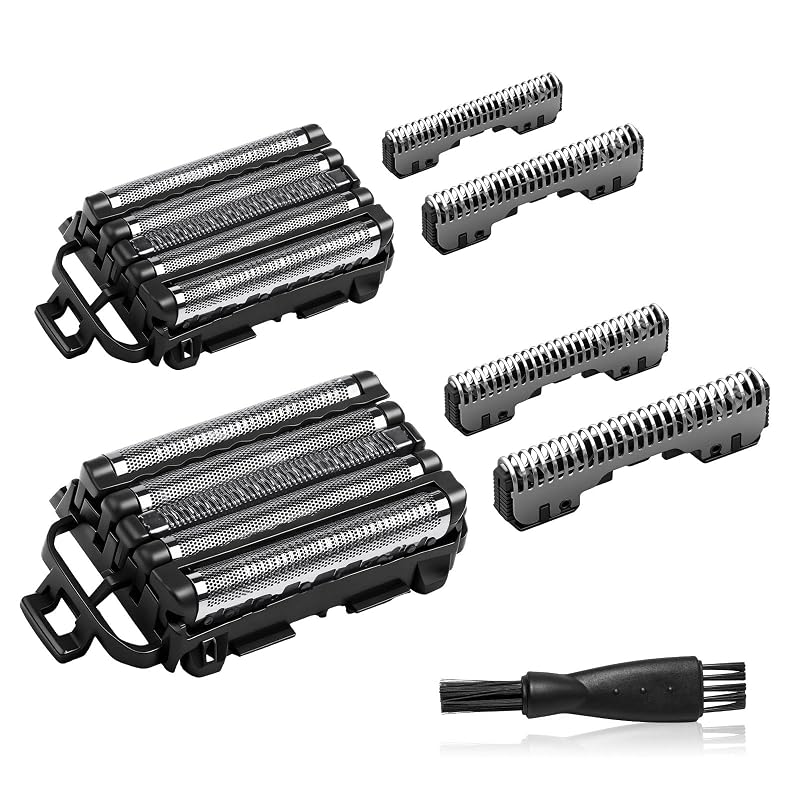 Cabeças de reposição BILLAR WES9032P compatíveis com Panasonic Arc5, lâminas internas e lâmina externa, para ES-LV65, pacote com 2