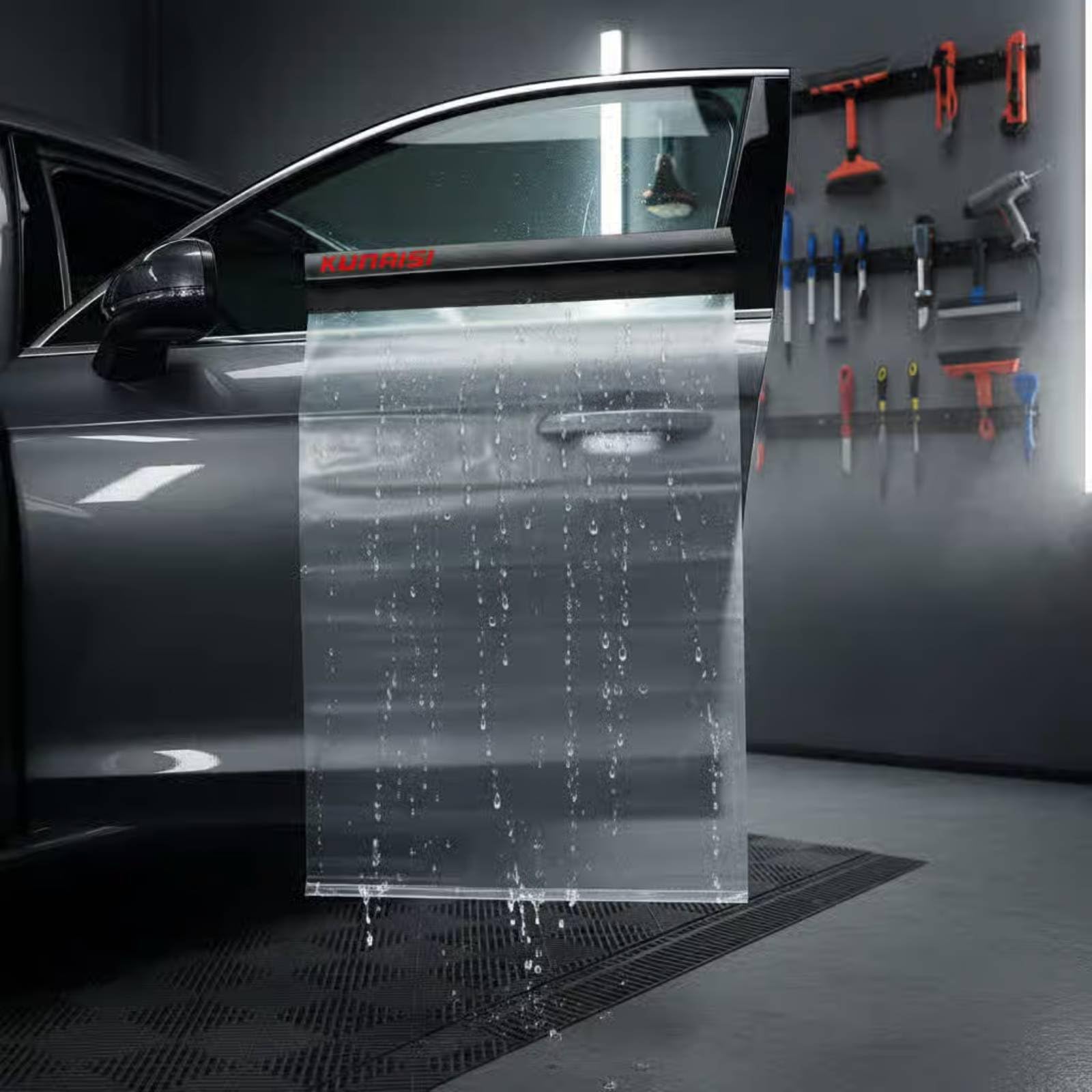 Protector Borde Puerta Uso Universal Accesorio de Coche Transparente Película Protectora