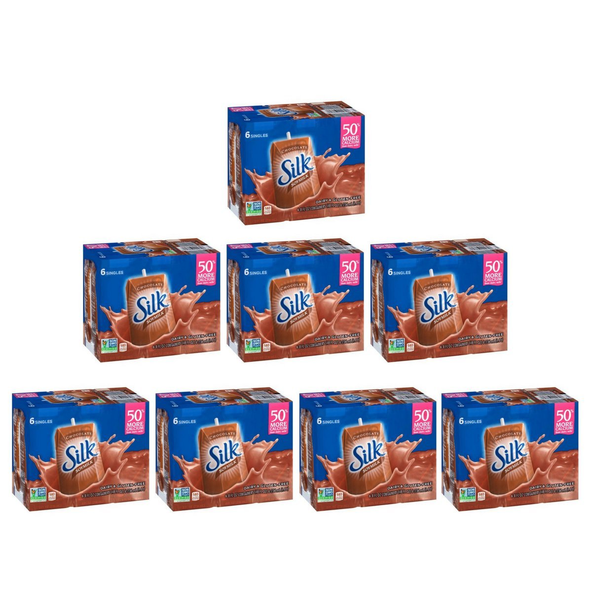 Amazon.com: Silk Chocolate Soymilk, 8 Ounce, 6 Count (Pack of 8