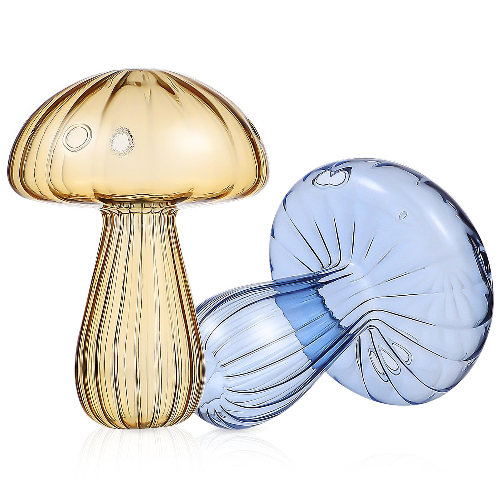 Jarrones de cristal de hongo premium para diseño exclusivo en plantas hidropónicas