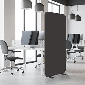 DECOLAB Room Divider Panel, Standing Privacy Partition Dividers for Office, Studio Apartment, Classroom, Home, Restaurant, Scratch Resistance, 29