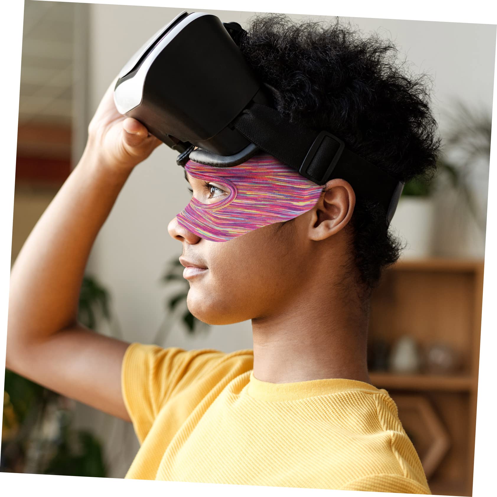 UPKOCH 5piezas Cubierta Acolchada para Auriculares VR Funda Transpirable y Absorbente De Sudor y Lavable Accesorio para Jugadores De VR Compatible Modelos De Auriculares